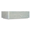 Melange Atlantis Glass Top Cocktail Table in White by Hooker Furniture