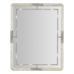 Modern Mood Wood Framed Landscape Mirror in Natural by Hooker Furniture
