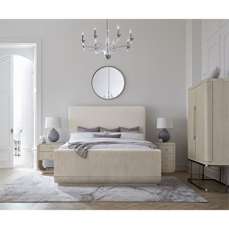 Modern Mood Wood Wardrobe in Natural by Hooker Furniture