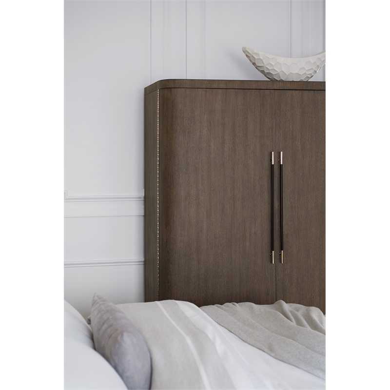 Modern Mood Wood Wardrobe in Brown by Hooker Furniture