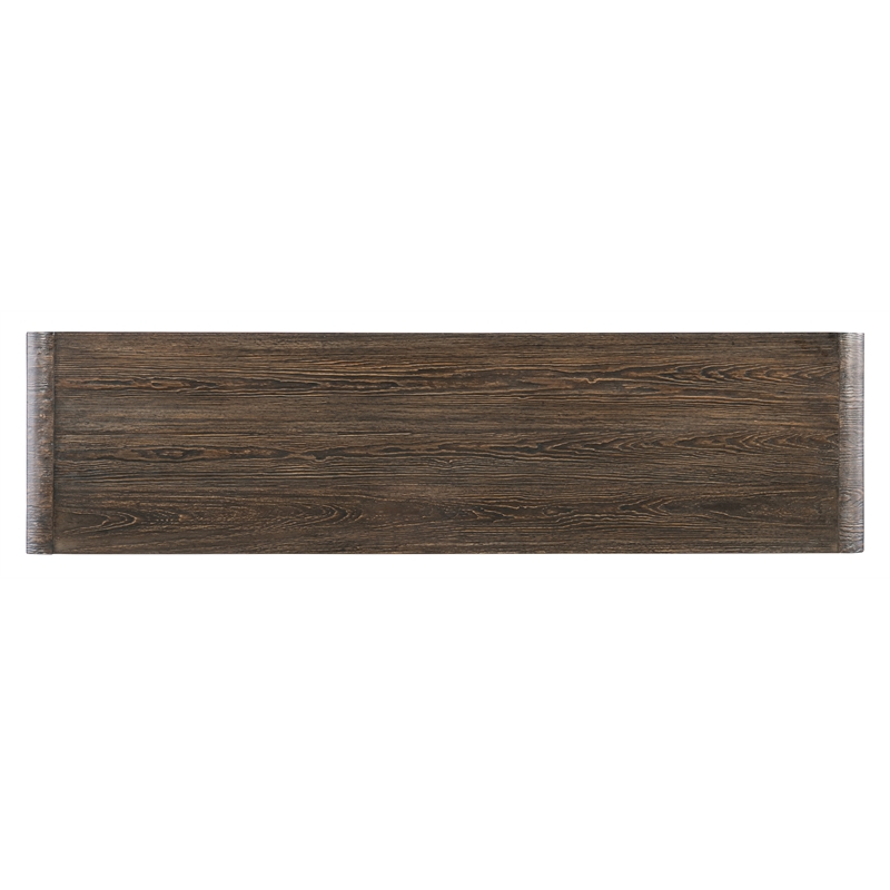 Melange Terra Wood Credenza in Brown by Hooker Furniture