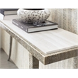 Melange Sabre Marble Top Console Table in Silver by Hooker Furniture