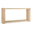 Retreat Wood Open Shelf Console Table in Dune Beige by Hooker Furniture