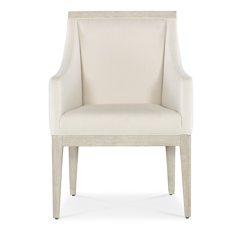 Modern Mood Fabric Upholstered Arm Chair in Natural by Hooker Furniture