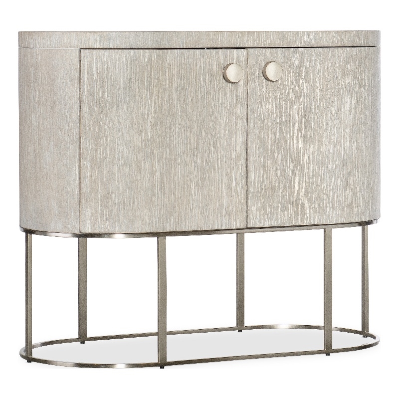 Modern Mood Oval Wood Nightstand in Natural by Hooker Furniture