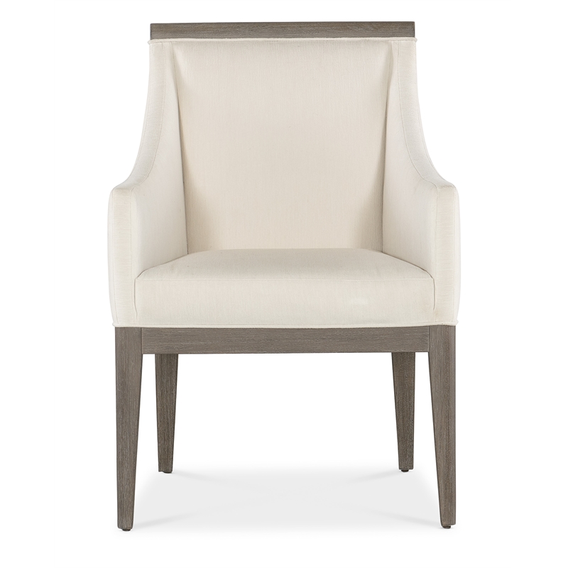 Modern Mood Fabric Upholstered Arm Chair in Brown by Hooker Furniture