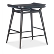 Retreat Wood and Metal Stool in Black Sand by Hooker Furniture