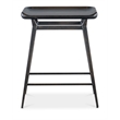 Retreat Wood and Metal Stool in Black Sand by Hooker Furniture