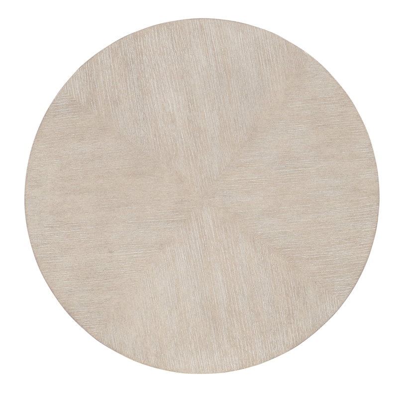 Modern Mood Round Wood End Table in Natural by Hooker Furniture