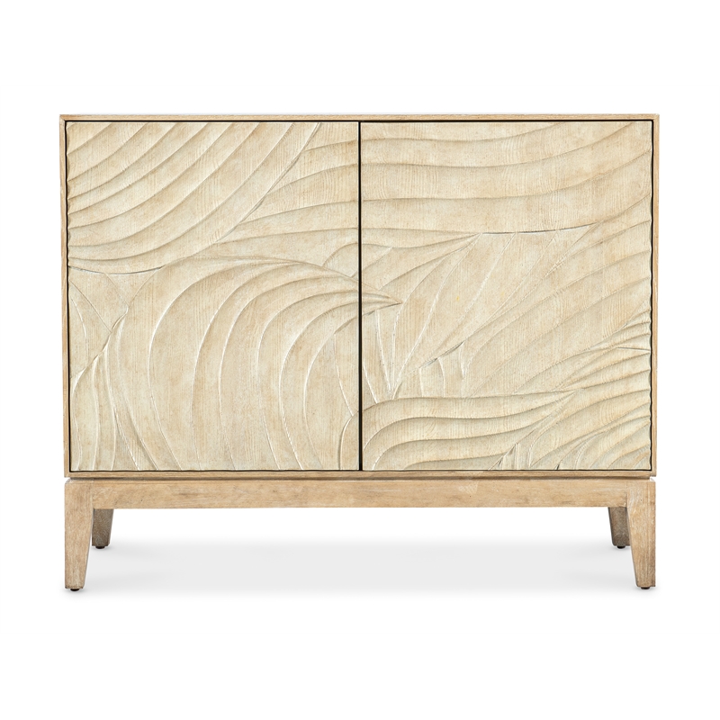Retreat Carved Wood Nightstand in Beige by Hooker Furniture