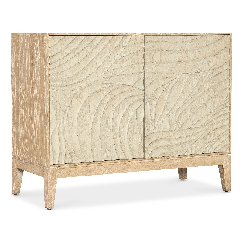Retreat Carved Wood Nightstand in Beige by Hooker Furniture