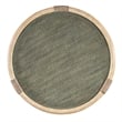 Retreat Raffia Wood End Table in Beige by Hooker Furniture