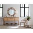 Retreat Raffia Wood End Table in Beige by Hooker Furniture