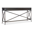Retreat Pole Rattan Wood Console in Black by Hooker Furniture