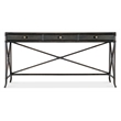 Retreat Pole Rattan Wood Console in Black by Hooker Furniture