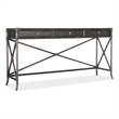 Retreat Pole Rattan Wood Console in Black by Hooker Furniture