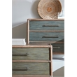 Retreat Pole Rattan Wood Chest in Beige by Hooker Furniture