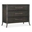 Retreat Pole Rattan Wood Chest in Black Sand Finish by Hooker Furniture