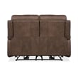 Hooker Furniture Duncan Power Leather Loveseat with Power Headrest in Brown