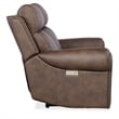 Hooker Furniture Duncan Power Leather Loveseat with Power Headrest in Brown
