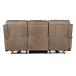 Hooker Furniture Duncan Power Leather Sofa w/ Power Headrest & Lumbar in Brown