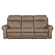 Hooker Furniture Duncan Power Leather Sofa w/ Power Headrest & Lumbar in Brown