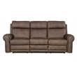 Hooker Furniture Duncan Power Leather Sofa w/ Power Headrest and Lumbar in Brown