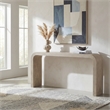 Commerce & Market Delta Console Table in Light Brown Wood by Hooker Furniture