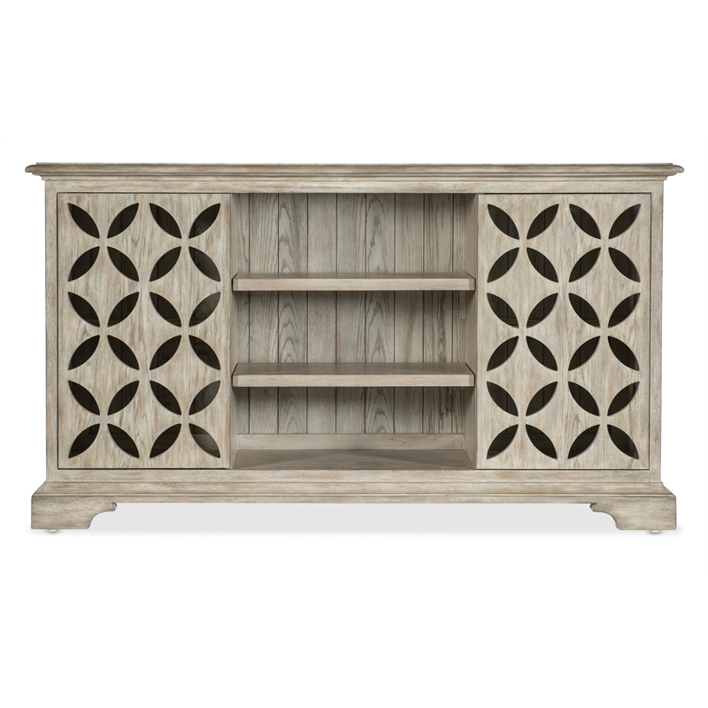 Commerce & Market Underhill Wood Entertainment Console in Brown by Hooker