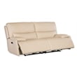 Kramer Zero Gravity Power Sofa w/ Power Headrest in Beige by Hooker Furniture