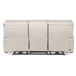 Miles Zero Gravity Leather Power Sofa in Gray by Hooker Furniture