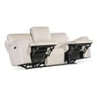 Miles Zero Gravity Leather Power Sofa in Gray by Hooker Furniture