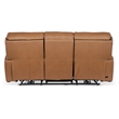 Miles Zero Gravity Leather Power Sofa in Brown by Hooker Furniture