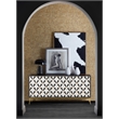 Melange Renee Wood Credenza in Black and White by Hooker Furniture