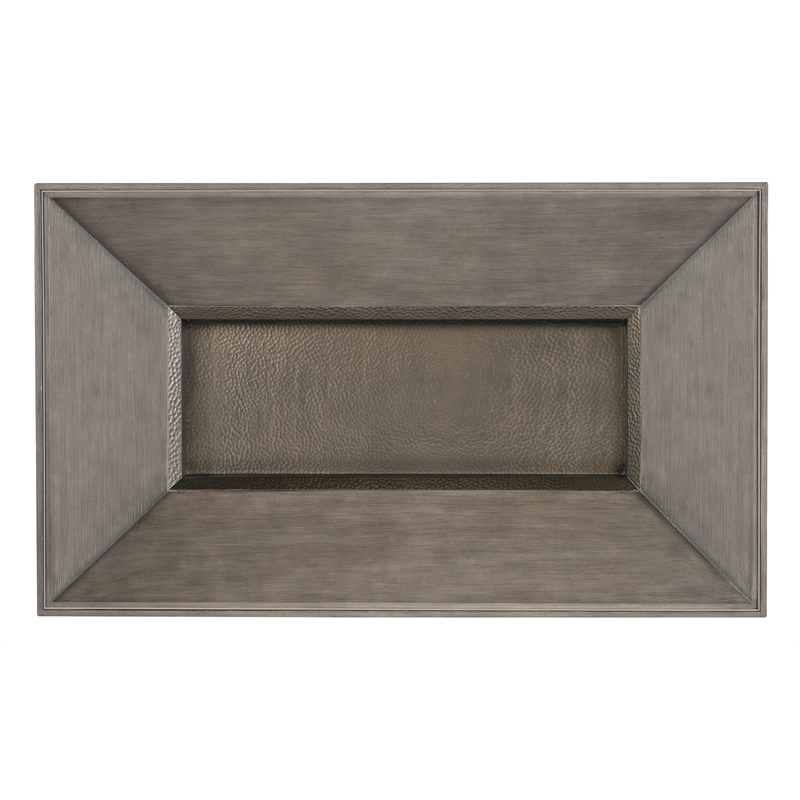 Commerce & Market Travelers Metal Cocktail Table in Brown by Hooker Furniture
