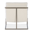 Moody Metal Framed Fabric Chair in Beige by Hooker Furniture