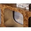 Melange Burlesque Wood Console Table in Brown by Hooker Furniture