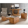 Melange Burlesque Wood Console Table in Brown by Hooker Furniture