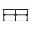 Americana Trestle Wood Console Table in Black by Hooker Furniture