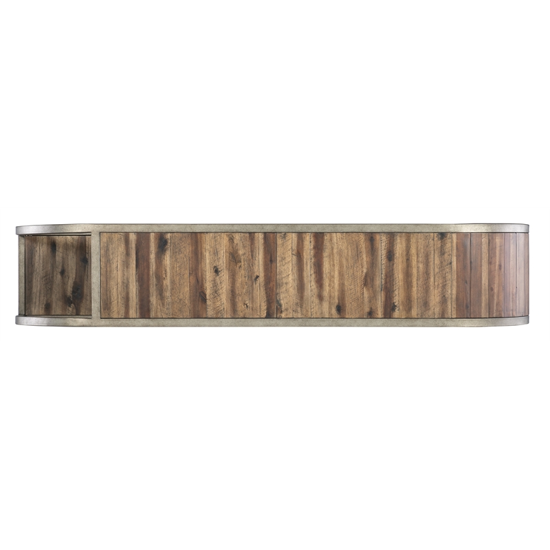 Commerce & Market Open Ended Metal Console Table in Brown by Hooker Furniture