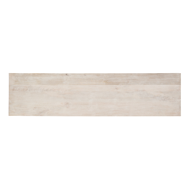 Commerce & Market Jaiden Three Door Credenza in White Wood by Hooker Furniture
