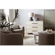 Melange Saffron Three Drawer Chest in White Wood by Hooker Furniture