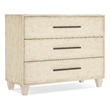 Melange Saffron Three Drawer Chest in White Wood by Hooker Furniture