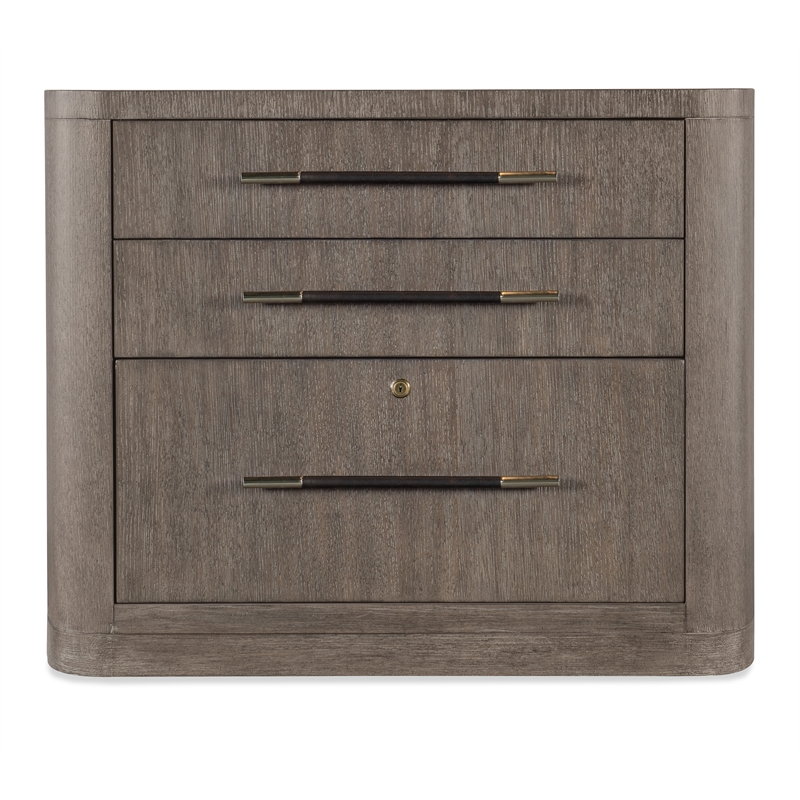Modern Mood Lateral File in Brown Wood by Hooker Furniture