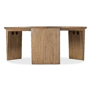 Commerce & Market Round Cocktail Table in Brown Wood by Hooker Furniture