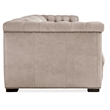 Savion Grandier Power Recliner Sofa with Power Headrest in Brown Leather