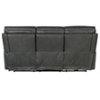 Lyra Zero Gravity Power Sofa with Power Headrest in Gray Leather by Hooker