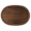 Melange Contours Side Table in Dark Brown Wood by Hooker Furnishings