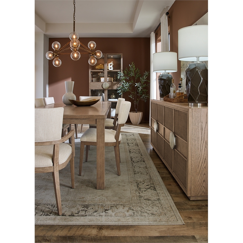 Sonnet Display Cabinet in Medium Brown Wood by Hooker Furnishings