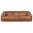 Fleetwood 2-Seat Sofa in Brown Leather by Hooker Furnishings